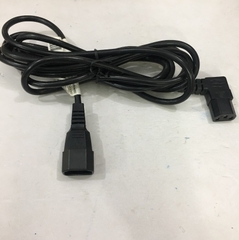 Dây Nguồn VOLEX VAC14LA V1625 Chữ L 90 Độ Vuông Sang Góc Phải PDU AC Power Cord IEC C14 to IEC C13 Right Angle 10A 250V 3x0.824mm² Length 3.5M