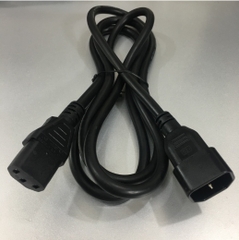 Dây Nguồn Máy Chủ Volex V1625BS VAC14LS AC Power Cord C13 to C14 10A 250V 3x1.0mm² 18AWG For UPS PDU APC ARES Eaton Emerson Và Server Rack Length 1.9M