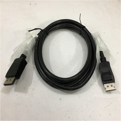 Cáp Display Port Có Chốt Lẫy Original HONTRON E246588 DisplayPort DP 1.2 Male to Male Cable Support Up to 4K x 2K 21.6Gbps Length 1.8M