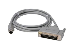 Cáp Điều Khiển PLC Programming IDEC HG9Z-3C115A Communication Cable Micro3 Smart FC4A Series PLCs RS485 8 Pin Mini DIN to DB25 Pin Male Gray Length 3M