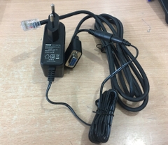 Bộ Cáp Cho Máy Quét Symbol Zebra Motorola RS232 Com To RJ50 10P10C 10Pin Và Adapter 5V 2.2A DC Power Supply For Barcode Scanner ZEBRA 2D DS4308