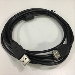 Cáp Nối Dài USB 2.0 A Male to A Female Extension Cable Black 10ft 3M