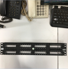 Khung Lắp Nhận Mạng Cho Thanh Trung Chuyển Đấu Nối AMP Netconnect Cat5E 48 Port Patch Panel 40633-1