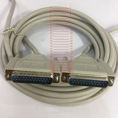 Cáp Kết Nối Cổng DB25 Serial 25Pin LPT Parallel 1284 Dương Dương Chuẩn Song Song Nối Tiếp DB25 Male to DB25 Male Cable Grey Length 5M