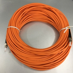 Dây Nhẩy Quang ST To ST Simplex Multimode Fiber Optic Patch Cord ST-ST Cable OS2 50/125 3.0mm PVC Length 30M