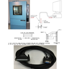 Cáp Kết Nối Điều Khiển Buồng Thử Nghiệm Sốc Nhiệt ThermoTrak harness 2800/4800 Với PC Cable RS232 DB25 Male to DB9 Female Length 5M