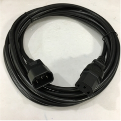 Dây Nguồn Máy Chủ LONGWELL LS-60 LS-14 AC Power Cord C13 to C14 10A 250V 3x1.0mm² 18AWG For UPS PDU APC ARES Eaton Emerson Và Server Rack Length 3M