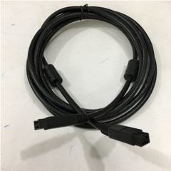 Cáp IEEE 1394b FireWire Cable 9 Pin to 9 Pin Hàng Chất Lượng Cao E318309 AWM STYLE 20276 80°C 30V VW-1 Tốc Độ Truyền Dữ Liệu Lên Tới 800Mb / giây Black Length 3M