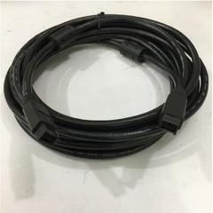 Cáp IEEE 1394 FireWire Cable 9 Pin to 9 Pin Hàng Chất Lượng Cao E318309 AWM STYLE 20276 80°C 30V VW-1 Tốc Độ Truyền Dữ Liệu Lên Tới 800Mb / giây Black Length 5M