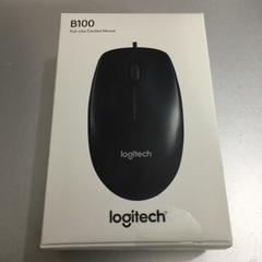 Chuột Máy Tính Logitech B100 Black Cổng USB Mouse