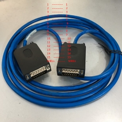 Cáp Kết Nối 15 Pin D-Sub DB15 Male to Male DB15 Screw Terminal Block Cable Length 3M