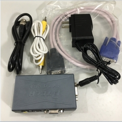 Bộ Chuyển Tín Hiệu BNC AV S-Video RCA to VGA Converter Adapter DTECH DT-7003