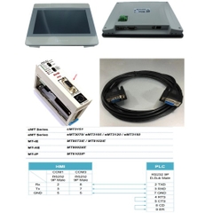 Cáp Lập Trình HMI Weintek Weinwiew Series Với PLC Panasonic FP1, FP2, FP2SH,FP10SH CPU Series Terminal is 9P D-SUB Male RS232 Cable Dài 3M Có Chống Nhiễu Shielded