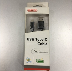 Cáp Chuyển Đổi USB Type C to USB 3.0 Chính Hãng Unitek Y-C474BK Length 1M