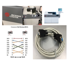 Cáp Kết Nối Máy Xét Nghiệm Sinh Hóa Tự Động BECKMAN COULTER AU-480 Với Máy Tính DATA Link RS232 Communication Crossover Null-Modem Serial RS232 DB9 Female to DB9 Female Colour Grey Length 5M