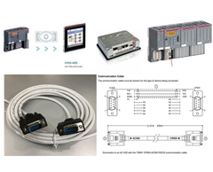 Cáp Lập Trình Connection to an AC-500 with the TK681 CP600-AC500 RS232 Communication Cable Kết Nối ABB HMI CP600 Series Với ABB AC500 PLC Qua Giao Thức RS232 DB9 Male to DB9 Male White Length 5M