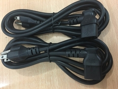 Dây Nguồn Chữ L Vuông Sang Góc Trái JET BUFFALO YP-12 YC-12 NEMA 5-15P to Left Angle C13 AC Power Cord 7A 125V 3x0.75mm 18AWG Length 1.8M