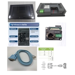 Cáp Lập Trình Kết Nối Màn Hình HMI Samkoon SK Series Với PLC Hitachi E/EH Series Terminal is RJ45 Connection Cisco Flat Cable RS232 RJ45 to DB9 Female Dài 1.8M