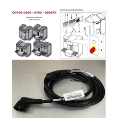 Dây Nguồn Chữ L 90 Độ Vuông Sang Góc Trái VOLEX VAC14LA 386A 180-2380-01 AC Power Cord C14 Left Angle to C13 13A 16AWG 250V 3x1.31mm² 2M For Máy Pha Mầu Sơn CPS Color COROB D200 D300 D4100 D600 D700 D800TX