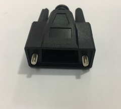 Vỏ Ốp Nhựa Đầu Hàn RS232 DB9 PVC Shell Connector Black