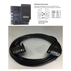 Cáp Lập Trình IC200CBL001 RS232 Programming Cable 3M For GE Fanuc SNP VersaMax PLC to Computer