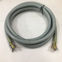Dây Cáp Hàn Và Đấu Mạch Điều Khiển LI-YCY 21x0,34mm² Control Cable 21 Core Có Vỏ Bọc Bạc Chống Nhiễu PVC Grey Length 2.5M