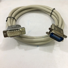 Cáp Kết Nối FESTO 189551 I/O Data Cable RS232 DB15 Male 2 Row to IEEE-488 14 Pin Male For PLC EduTrainers Grey 2M
