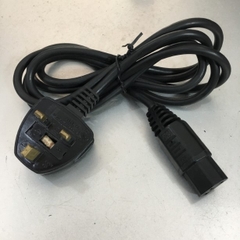 Dây Nguồn UK Plug BS 1363 to IEC 60320 C13 Power Cord MAYOR BS 4491 10A 250V 3x0.75mm² Length 2.1M