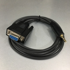 Cáp RS232 Cable Interface 3.5mm Audio Jack 3 Lever to DB9 Female Communication Serial Data Dài 1.8M For Máy Phân Tích Nước Tiểu Human Diagnostics Combilyzer Plus Với Với Computer