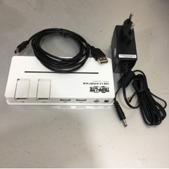 Bộ Chia Cổng 10 Port Hup USB 2.0 Có Sạc Đi Kèm Tripp Lite U222-010-R White For Thiết Bị Hội Nghị Truyền Hình Camera Printer Scanner Hard Drive