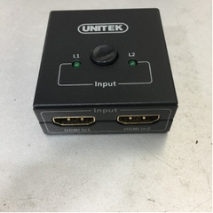 Bộ Chuyển Tín Hiệu HDMI 2 Vào 1 Ra UNITEK Y-5186A 3D Switch 1080P 4Kx2K HDMI 2 in 1 out SPLITTER