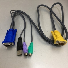 Cáp Điều Khiển ATEN 1.2M PS/2-USB KVM Cable - 2L-5301UP ATEN KVM Switch