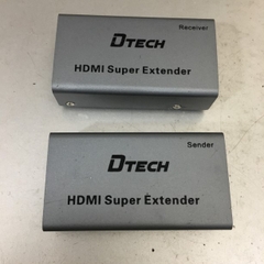 Bộ Chuyển Đổi Tín Hiệu HDMI to LAN DTECH DT-7009A HDMI Network Ip Extender 60 Meters Sender and Receiver Adapter Hàng Đã Qua Sử Dụng