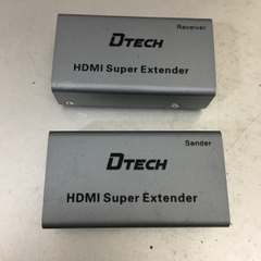 Bộ Chuyển Đổi Tín Hiệu HDMI to LAN DTECH DT-7009A HDMI Network Ip Extender 60 Meters Sender and Receiver Adapter Hàng Đã Qua Sử Dụng