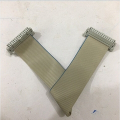 Cáp 26 Pin Flat Ribbon Data Cable Female to Female Grey Dài 24Cm IDC Pitch 2.54mm - Cable Pitch 1.27mm For HMI Panel CMC CNC PLC