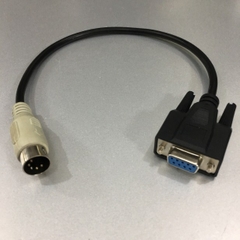 Cáp Chuyển Đổi Tín Hiệu 5 Pin DIN Male to DB9 Serial 9 Pin Female Cable Convertor Length 30Cm