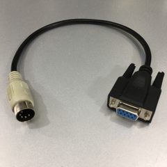 Cáp Chuyển Đổi Tín Hiệu 5 Pin DIN Male to DB9 Serial 9 Pin Female Cable Convertor Length 30Cm
