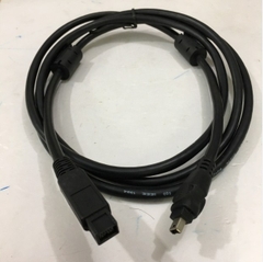 Cáp IEEE 1394b FireWire Cable 9 Pin to 4 Pin Hàng Chất Lượng Cao E318309 AWM STYLE 20276 80°C 30V VW-1 Tốc Độ Truyền Dữ Liệu Lên Tới 800Mb / giây Black Length 1.8M