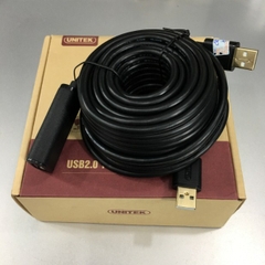 Cáp Nối Dài USB 2.0 Có IC Khuếch Đại Tín Hiệu Chính Hãng Unitek Y-278 10M Super Speed USB 2.0 Cable  Extension Male to Female Data Transfer