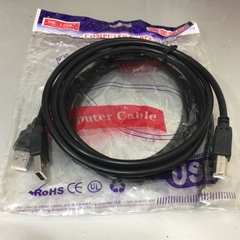 Cáp Máy In OEM Cổng USB 2.0 Printer Cable Type A Male to Type B Male Black Length 1.5M