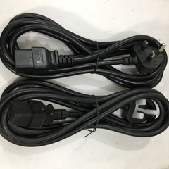 Dây Nguồn APC Power Cord BS1363A UK to C19 10Ft Dài 3M 16A 250V 14AWG 3x1.5mm² Cable OD 8.5mm AP8756 in China