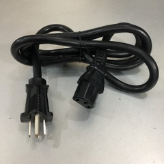 Dây Nguồn Cisco CAB-JPN-3PIN AC Power Cord Janpan JIS C 8303 to IEC 320 C13 15A 125V 14AWG 3x2.08mm² Chính Hãng I-SHENG SP-301 IS-14 Length 1.5M