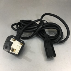 Dây Nguồn Cisco CAB-ACU-UK Volex BS4491Power Cord BS1363A To C13 10A 250V H05VV-F3G x 1.0mm² For Thiết Bị Mạng Cisco Juniper Switch Và Máy Chủ LENOVO IBM HP DELL Black Length 2.5M