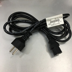 Dây Nguồn 2 Chân Tròn Cisco 72-0460 VOLEX M2511 V1625 AC Power Cord Europe Plug Schuko CEE 7/7 to IEC320 C13 10A 250V 3x1.0mm² Length 2.5M