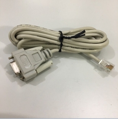 Cáp Điều Khiển APC Schneider 0M-81359 Serial Programming Console Cable DB9 Female to RJ12 Male Grey length 2.1M