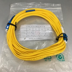 Dây Nhẩy Quang Fiber Optic Cable Single Mode SC to LC OS2 9/125 Duplex Yellow 10 Meter Cable 3.0mm PVC