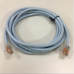 Dây Nhẩy COMMSCOPE SYSTIMAX CPC3312-02F009 Cat6 RJ45 UTP Patch Cord Ethernet Network Straight Through Cable PVC Jacketed Light Blue Length 2.7M