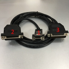 Cáp Nối Tiếp RS232 Serial Y Cable DB9 Female & DB25 Female to DB25 Male For External Serial Fax Modem 65K length 1.8M
