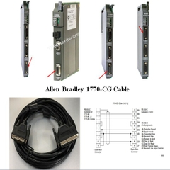 Cáp Lập Trình Allen Bradley 1770-CG RS-232C INTERFACE CABLE DB15 Male 2 Row 15 Pin to DB25 Male Length 5M