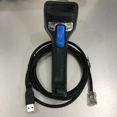 Cáp Kết Nối Máy Đọc Quét Mã Vạch Datalogic QuickScan QD2130-BK USB Interface Straight Cable CAB-426E Barcode Scanner Reader Length 1.8M